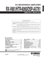 Yamaha HTR-6060 - Service Manual 